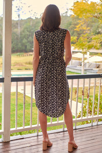 Alma Black/White Dress