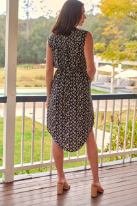 Alma Black/White Dress