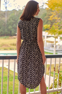 Alma Black/White Dress