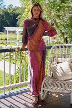 Load image into Gallery viewer, Esmeralda Purple/Orange Print Top Skirt Set