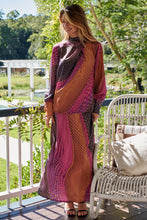 Load image into Gallery viewer, Esmeralda Purple/Orange Print Top Skirt Set