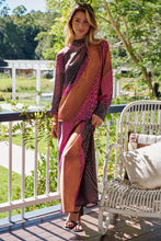Load image into Gallery viewer, Esmeralda Purple/Orange Print Top Skirt Set
