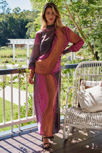 Load image into Gallery viewer, Esmeralda Purple/Orange Print Top Skirt Set