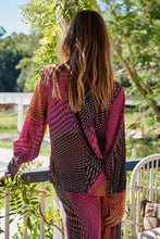 Load image into Gallery viewer, Esmeralda Purple/Orange Print Top Skirt Set