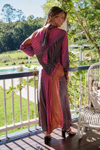 Load image into Gallery viewer, Esmeralda Purple/Orange Print Top Skirt Set