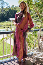 Load image into Gallery viewer, Esmeralda Purple/Orange Print Top Skirt Set