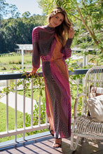Load image into Gallery viewer, Esmeralda Purple/Orange Print Top Skirt Set
