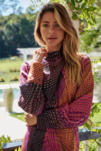 Load image into Gallery viewer, Esmeralda Purple/Orange Print Top Skirt Set