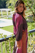 Load image into Gallery viewer, Esmeralda Purple/Orange Print Top Skirt Set