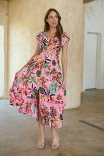 Load image into Gallery viewer, Augustina Pink Honolulu Print Dress
