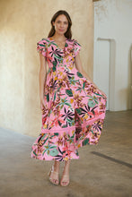 Load image into Gallery viewer, Augustina Pink Honolulu Print Dress