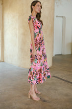 Load image into Gallery viewer, Augustina Pink Honolulu Print Dress