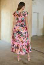 Load image into Gallery viewer, Augustina Pink Honolulu Print Dress