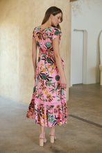 Load image into Gallery viewer, Augustina Pink Honolulu Print Dress