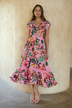 Load image into Gallery viewer, Augustina Pink Honolulu Print Dress