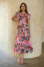 Load image into Gallery viewer, Augustina Pink Honolulu Print Dress