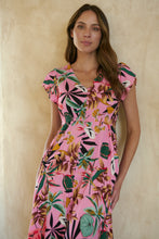 Load image into Gallery viewer, Augustina Pink Honolulu Print Dress