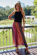 Load image into Gallery viewer, Esmeralda Purple/Orange Print Top Skirt Set