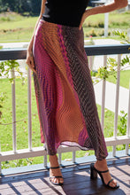 Load image into Gallery viewer, Esmeralda Purple/Orange Print Top Skirt Set