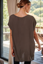 Load image into Gallery viewer, Chele Short Sleeve Oversized Plain Top