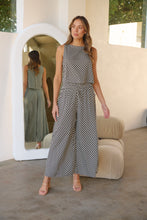 Load image into Gallery viewer, Deja Black/White Dot Print Pants - Part of a set