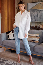 Load image into Gallery viewer, Jennifer Oversized White Button Up Shirt