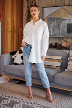 Load image into Gallery viewer, Jennifer Oversized White Button Up Shirt