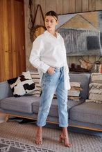 Load image into Gallery viewer, Jennifer Oversized White Button Up Shirt