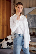 Load image into Gallery viewer, Jennifer Oversized White Button Up Shirt