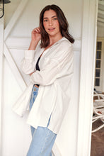 Load image into Gallery viewer, Jennifer Oversized White Button Up Shirt