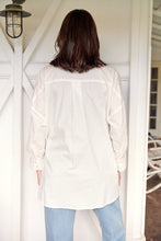 Load image into Gallery viewer, Jennifer Oversized White Button Up Shirt