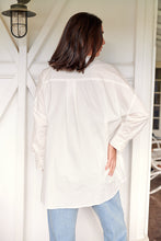 Load image into Gallery viewer, Jennifer Oversized White Button Up Shirt