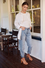 Load image into Gallery viewer, Jennifer Oversized White Button Up Shirt