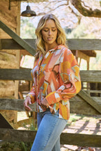 Load image into Gallery viewer, Roux Orange/Mustard Print Lightweight Summer Shirt