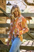 Load image into Gallery viewer, Roux Orange/Mustard Print Lightweight Summer Shirt