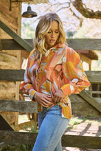 Load image into Gallery viewer, Roux Orange/Mustard Print Lightweight Summer Shirt