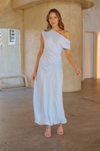 Load image into Gallery viewer, Janae Chiffon Pastel Sky Blue Evening Dress