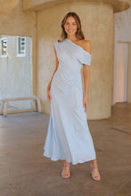 Load image into Gallery viewer, Janae Chiffon Pastel Sky Blue Evening Dress