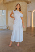 Load image into Gallery viewer, Janae Chiffon Pastel Sky Blue Evening Dress