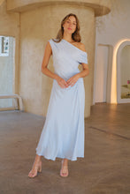 Load image into Gallery viewer, Janae Chiffon Pastel Sky Blue Evening Dress