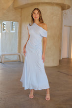 Load image into Gallery viewer, Janae Chiffon Pastel Sky Blue Evening Dress