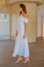 Load image into Gallery viewer, Janae Chiffon Pastel Sky Blue Evening Dress