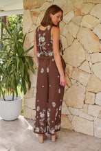 Load image into Gallery viewer, Ziara Brown Embroidery Pants (Part of a set)