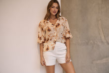 Load image into Gallery viewer, Frida Puff Sleeve Print Blouse