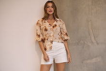 Load image into Gallery viewer, Frida Puff Sleeve Print Blouse