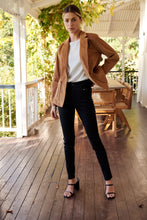 Load image into Gallery viewer, Cassia Corduroy Tan Collared Blazer