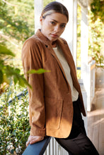 Load image into Gallery viewer, Cassia Corduroy Tan Collared Blazer