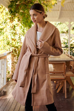 Load image into Gallery viewer, Ivy Camel Winter Wrap Coat
