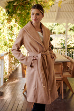 Load image into Gallery viewer, Ivy Camel Winter Wrap Coat