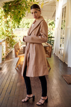 Load image into Gallery viewer, Ivy Camel Winter Wrap Coat